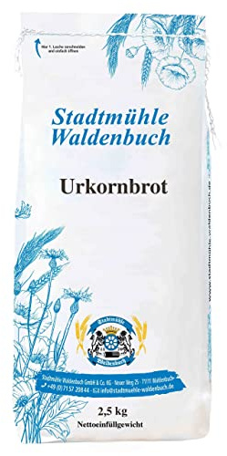 Stadtmühle Waldenbuch Urkornbrot Brotbackmischung, feinste Bäckerqualität, 2,5 kg