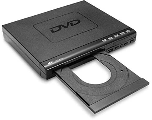 fikujap Lecteur DVD, Lecteur DVD avec Un Câble HDMI pour La TV Multi Région Lecteur DVD Lecteurs De DVD USB pour La Télévision avec Télécommande,Noir