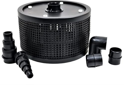 eco-filtration Pre-Filter for All Pond Pumps | Strainer Pump Cage | Garden Pond Pump Filter (43mm Pre-Filter Kit (40mm Domestic Waste))