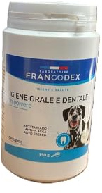 DENTIFRICIO IN POLVERE FRANCODEX PER CANE E GATTO. 150GR