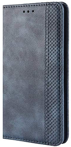 HualuBro Handyhülle für Nokia C32 Hülle Leder, Magnetisch Stoßfest Schutzhülle Klapphülle Handytasche Flip Case Cover für Nokia C32 2023 Tasche, Blau