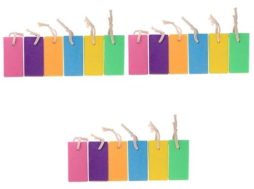 FRCOLOR 18 Stk Peeling-tool Für Die Füße Kallus-peeling Pediküre Bimsstein Fußpeeling Stein Kernobst Pediküre-schrubber Natürlicher Bimsstein Pediküre-peeling-tool Bad Toilette Fußsohle