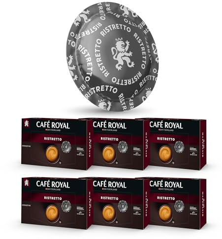 Dosettes café ristretto intense compatibles machines Nespresso® Professional, 100% arabica Rainforest Alliance, Café Royal Pro – 6 x 50 capsules