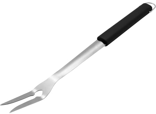 HENCKELS BBQ Grill Fork, Heavy Duty Stainless Steel Meat Fork for Grilling, Roasting & Carving, Long Handle Barbecue Tool for Outdoor Cooking, Smoker, Camping & Gifts