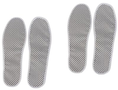 minkissy 2 Stück Paar Magnetische Fußpolster Für Herren -fußkissen Nanofunktionale Selbsterwärmende Keramik-einlegesohlen Weiß