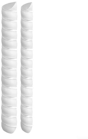 Hochwirksam für Baumstamm Wraps 2 Stück Spirale für Baumschutz, Schutz für Bäume vor Tieren (weiß)