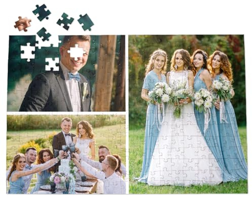 ORWO – Fotopuzzle | Puzzle mit eigenem Bild | Puzzle-Foto mit hochglänzender Oberfläche | ausbelichtet auf Echtfotopapier Made in Germany | Foto als Vorlage enthalten (Collage, A3 quer)