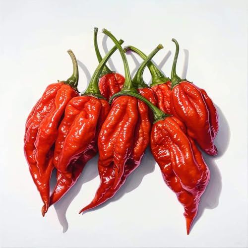 25 Semillas de Chiles Bhut Jolokia - SemiSauvage Permacultura