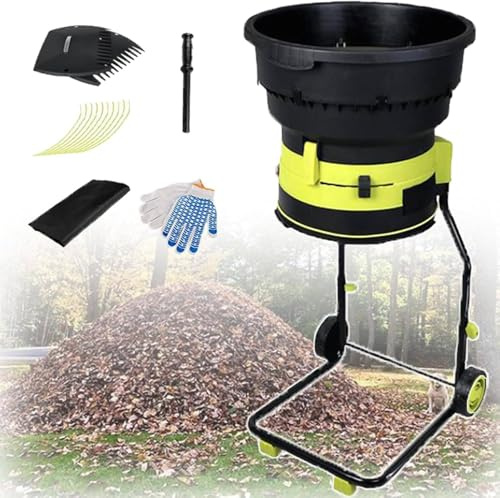 Trituratore elettrico del mulcher della foglia con il motore 8000rpm, controllo regolabile per la riduzione efficiente dei rifiuti dell'iarda