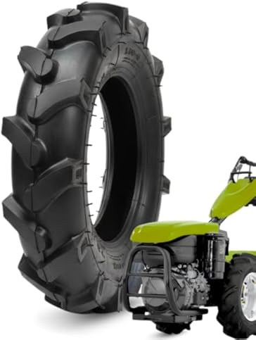 1 Pneu renforcé 3.50-8 4PR | Kit de pneus TM pour usage agricole, motoculteurs, tracteurs et tondeuses
