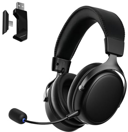 Akko Verge S9 Casque Gaming sans Fil 25ms Faible Latence Batterie 250H