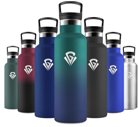 Borraccia Termica 500ml, senza BPA, Bottiglia Acqua con Cannuccia, a Prova di Perdite, Borracce per Bevande Gassate, Scuola, Escursionismo