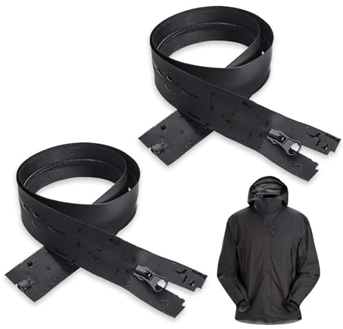 SHENGYIG 2-Teiliges Set Reißverschlüsse, 70 cm Reißverschluss Teilbar