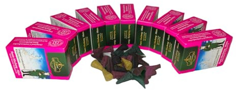 Original Crottendorfer Räucherkerzen - 10x24 Sparpack - Minis Bunte Mischung Erzgebirge