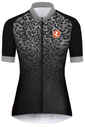 UGLY FROG Bike Wear Radsport Bekleidung Damen Trikots & Shirts Kurzarm Outdoor Sports Slim Fit Full Zip Atmungsaktiv und Schnell Trocknend