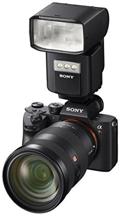 Sony HVL-F60RM Hochgeschwindigkeitsblitz (mit Funkempfänger/-bedienung, integrierter Wireless Sender und Receiver) schwarz