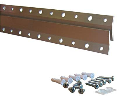 PHS Französische Bilderaufhänger, 45,7 cm, robustes Z-Clip-System, unterstützt 40,8 kg, Spiegel-Aufhängeset, Bildaufhängung, Whiteboard- und Kopfteil-Wandhalterungen, 1 Paar