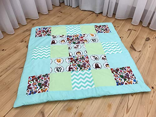 DS7 Crawling Blanket Patchwork Blanket 150 x 150 cm