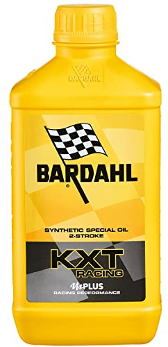 Bardahl - Olio con Teconologia KXT RACING per Motori a 2 Tempi, Aumenta la Potenza del Motore, Utilizzabile a Basso Dosaggio, 2 Litri