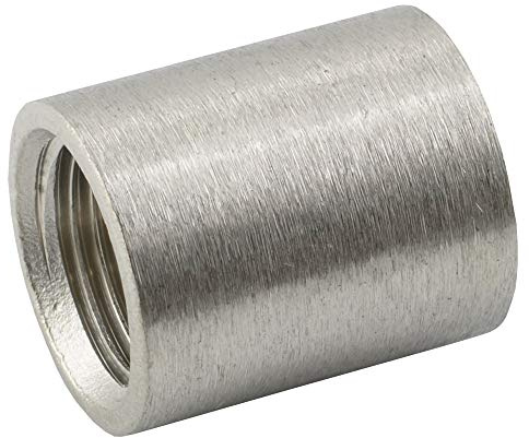 Fittingteile - Edelstahl Rund Muffe mit NPT-Gewinde (Gewindegröße: NPT 1)