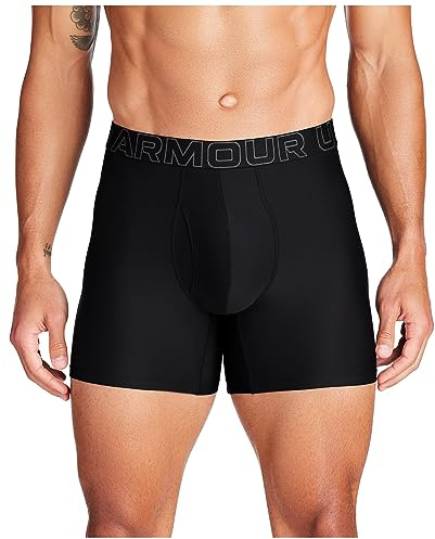Under Armour Tech 1-pack boxershorts för män, 15 cm innersöm, komfort hela dagen och ultramjuk