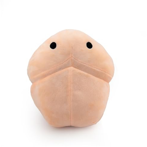 Mad Monkey Wärmekissen Willy the Warmer, mit herausnehmbarem Hirsekissen, weiches Plüschkissen für Bauch, Rücken & Entspannung, lustiges Geschenk für Erwachsene