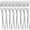 CoKeeSun Dinner Forks 8 Pieces, 20.5cm Stainless Steel Cutlery Set, Mirror Polished Silver Table Forks for Home, Kitchen, Restaurant, Dishwasher Safe, Classic Design