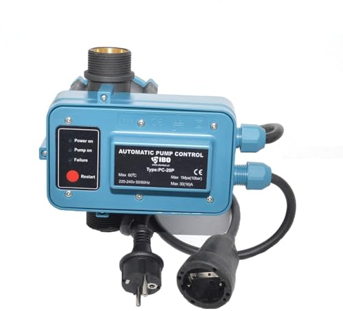 PAG Turbo GmbH® - Pumpensteuerung PC-20P für Gartenpumpe Tiefbrunnenpumpe Pumpe bis 2,2kW -30A Anschluß 1 1/4