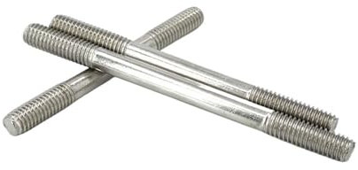 1 Stück Doppelendgewindestange M3 M4 M5 M6 M8 304 A2 Edelstahl Kopflose Stehbolzen Schraube Zahnstab Doppelkopf-Gewindestange (Size : 160mm, Color : 1pcs M4)