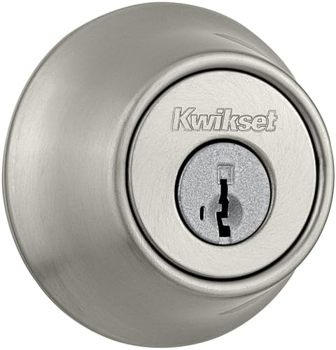Kwikset 665-S Double Cylinder Deadbolt with SmartKey from The 660 Series - Satin Nickel