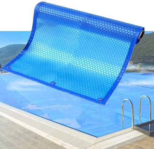 Pool Solarplane Poolheizung Große Solar-Poolabdeckungen für Rechteckige Unterirdische Pools Und Oberirdische Pools, 16 Mil 16 Mil Dick Bubble Hot Tub Schwimmbäder Abdeckung ( Size : 4m x 8m(13ftx26ft)