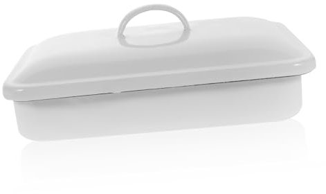 Amosfun Plato De Esmalte para Hornear Tartas Moldes para Tartas Bandeja Multifuncional