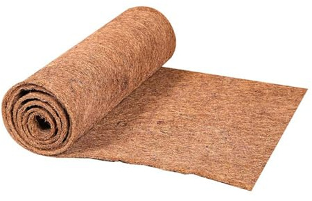Coco Fiber Liner, 50 x 30 cm/ 20 x 12 in Coconut Hanging Basket Liner Coco Mat Planter Liner Reusable Hanging Basket Liners Coir Mat Liner Planter Liners for Wooden Planter Trough Liners