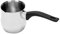 YSAMAX Turkish Style Stainless Steel Tea, Coffee Maker with Long Handle, Robust Construction, Elegant Design, Lightweight, Easy to Clean and Store, 170ML, (6.5 CM)