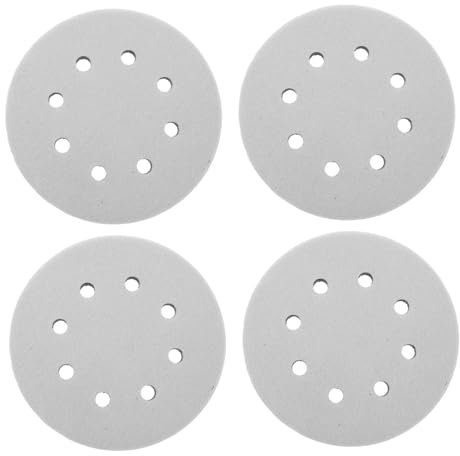 Gatuida 4piezas Almohadillas De Lijado De Lijadora Orbital Discos De Pulido De Cojines De Interfaz Para Acabado Suave y Duradero