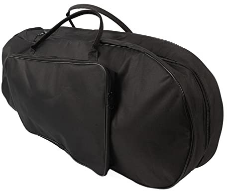 Rankomu Posaune Gig Rucksack Posaune Aufbewahrung Rucksack, Multifunktionaler wasserdichter Oxford-Tuch Gigbag für Posaune, Gitarre, Violine, leicht, tragbar, Schwarz