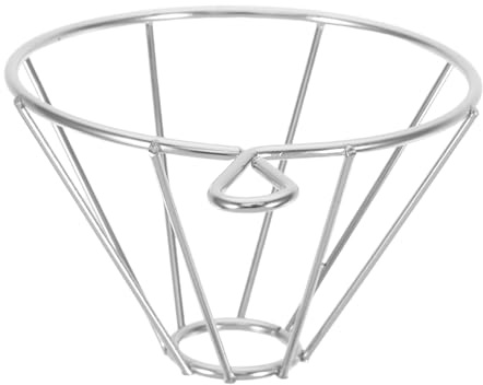 Anneome Porte Filtre à Café Inox avec Support pour Filtre Entonnoir Polyvalent pour Préparation de Design Compact et Facile à Nettoyer