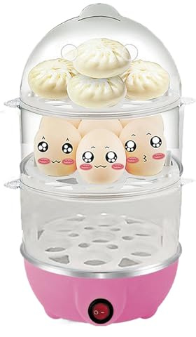 Cottore Rapido Di Uova - Elettrico 3 Livelli - Multiuso Per Cucina Con Funzioni Per Mais Gnocchi Porridge