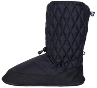 Hixingo Botas Calentamiento Ballet, 34-45 Zapatillas de Ballet Mujer Invierno Cálidas Botas de Calentamiento Ballet Gomas de Sujeción para Práctica de Baile (Grande,1026 Negro)