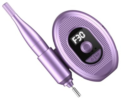 DECORNIJIA Electric Manicure Nail Drill Machine Pen Shape Portable Nail File for Acrylic with Polishing Function Easy to Replace Bits Suitable for Professional and Home Use