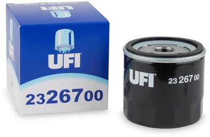 UFI Filters, Filtro Olio 23.267.00 | Filtro per Ricambio, Adatto a Auto, Applicabile su Diversi Modelli Fiat, Ford e Volvo