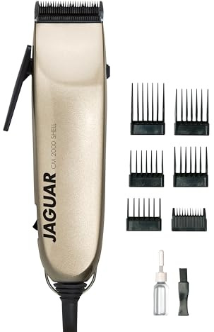 JAGUAR Hair Clipper CM 2000 Shell | Professional Hair Clipper for Mains incl. Comb Set and Quick Attachment System | from The Professional to You