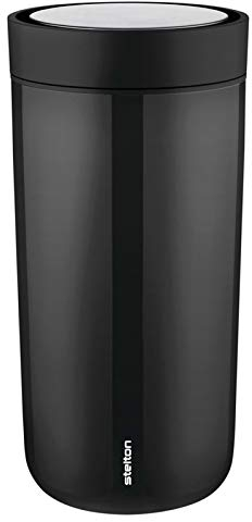 Stelton - Thermobecher - Trinkbecher - to go Click - 0,5 L - schwarz metallic