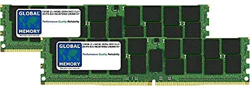 128GB (2 x 64GB) DDR4 2933MHz PC4-23400 288-PIN ECC REGISTRADO Load Reduced DIMM (LRDIMM) Memoria RAM Kit para Mac Pro (2019)