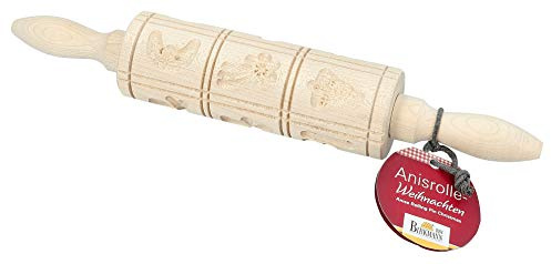 RBV Birkmann, 340787, Anisrolle Weihnachten, Ahornholz, 12 Motive