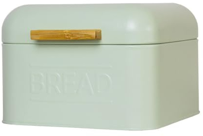 Caja de Pan Caja de Pan Caja de Almacenamiento de Pan Retro-Metal, contenedor de Pan de Metal con Tapa para Almacenamiento de Cajas de Pan utilizadas en panaderías de Cocina. (Color : Green)
