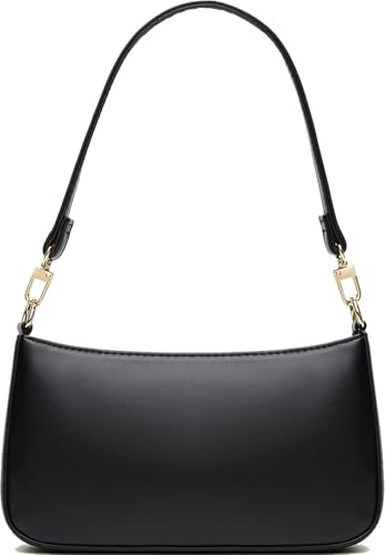 NIUEIMEE ZHOU Shoulder Bag for Women Retro Vegan Leather Classic Tote HandBags Purses with Zipper Closure
