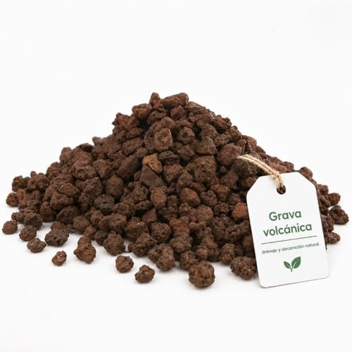 Piedra de Grava Volcánica (Tamaño 25/40-7kg - 8Litros)