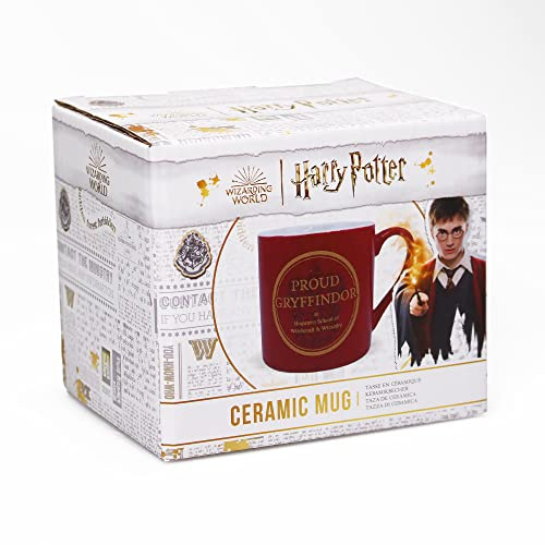 Harry Potter Taza – Proud Gryffindor – Taza de trabajo – 325 ml tazas para adultos