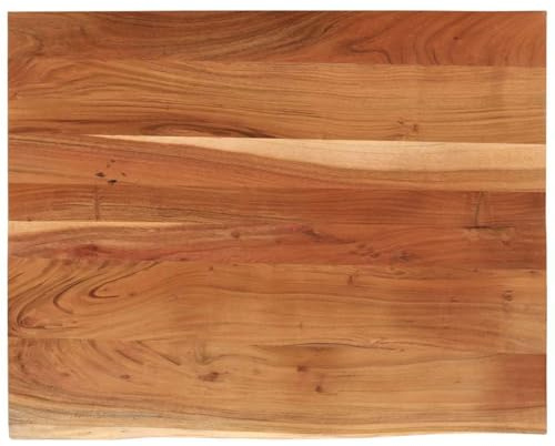 Dessus de table 90x80x2,5 cm rectangulaire bois massif d acacia